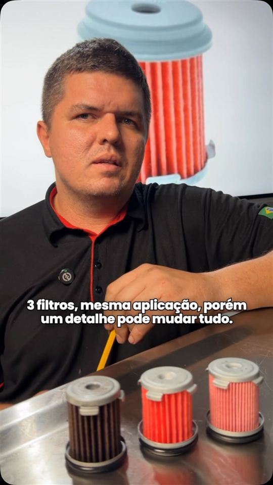 Vídeo: três filtros de câmbio Honda que parecem iguais