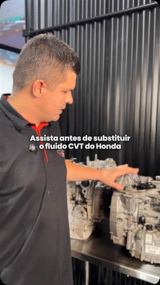 Câmbio CVT Honda sendo avaliado na oficina Tetemann